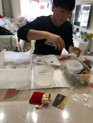 -慧婴轩婴儿理胎发胎毛笔胎毛画手足印(通州店)
