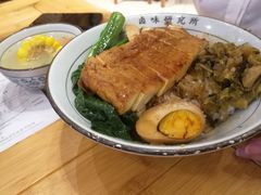 经典卤味豆腐饭-狮头牌卤味研究所·卤味饭(花城汇南区店)