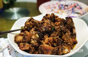 Chicken Stewed with Chanterelles