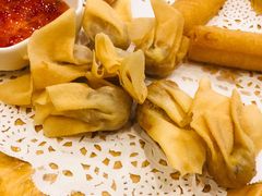 炸牛奶拼炸云吞-阿多私房菜(顺德店)