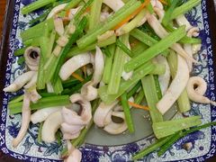 目鱼炒芹菜-台州老六海鲜面馆(上南总店)