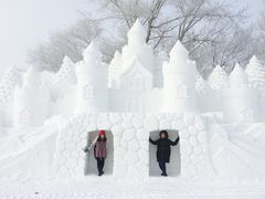 雪雕-雾凇岛