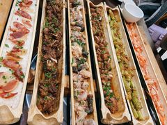 -胡须哥网红竹筒菜
