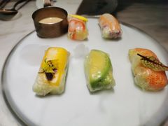 漫步花开彩虹卷-蜜桃花开·中西融合菜E&W(南长街店)