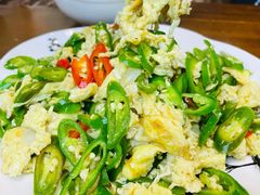 线辣子炒鸡蛋-陈聚德炒牛肉(樱花二路店)