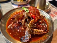 -草家酱蟹炭火烤肉店(珲春南路一店)