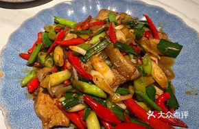 Fatty Intestine Twice-Cooked Pork