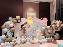 点击看大图 -童话气球party布置宝宝宴生日求婚派对(厦门店)