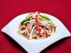 芦笋杏鲍菇拌鸭丝-三色堇(小通巷店)