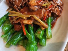 芥蓝沙茶牛肉-潮州府·潮菜·砂锅粥(徐家汇店)