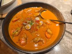 酸汤海鲜罗氏虾-绣园·茶食宴(湘绣博物馆店)