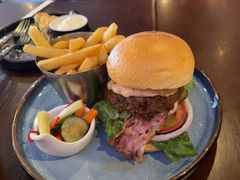 爆浆芝士牛肉汉堡-bluefrog蓝蛙(水游城店)