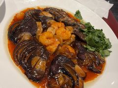 虾仁菊花茄子-燕春楼(海河华鼎店)