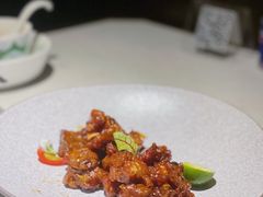蒜香糖醋小排-老头儿油爆虾(金沙印象城店)