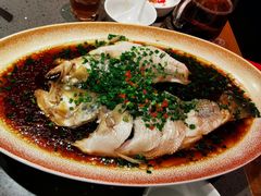清蒸翘嘴鱼-老头儿油爆虾(星光一期店)