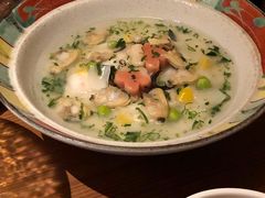 银鳕鱼花蒸蛤物-松涛日本料理