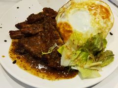 黑椒带骨猪排双蛋饭-柠檬树茶餐厅(海雅缤纷城店)