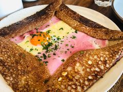 巴黎火腿鸡蛋芝士蘑菇可丽饼-RAC BAR(安福路店)