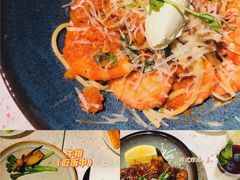 芝士蘑菇鲜虾意大利面-BE BRIGHT KITCHEN(正佳广场店)