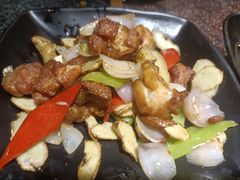 沙姜炒仔鸡-潮十三潮汕砂锅粥(高新四路大都荟店)