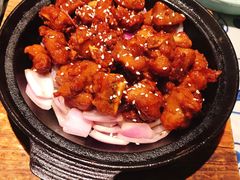 蒜香蜜汁排骨-绿茶餐厅(布吉万象汇店)