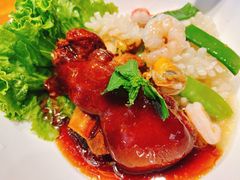 三鲜翡翠扒肘子-渔家风味·鲅鱼水饺·央视展播·海鲜天津菜(开发区店)