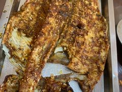 特色炭烤虹鳟鱼-俺家菜馆(百里峡店)