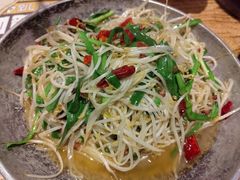 韭菜炒绿豆芽-嘎嘎鸭脑壳(金琴店)