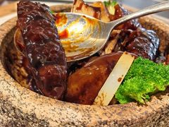 石锅葱烧海参-山东宾馆·齐鲁苑餐厅