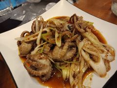 爆炒八爪鱼-臻鲜燕海鲜融合餐厅(金陵style店)