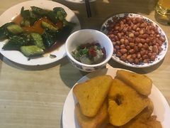 炸窝头-玫瑰红烤羊排(北新桥三条店)