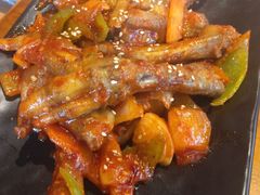 韩式辣炒鸡爪-万兴佳烤肉·长白山老味道(东岸里店)