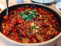 水煮牛肉-川旺角川粤融合菜•海景餐厅(星海广场店)