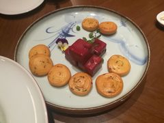 玫瑰鹅肝配上海葱油饼-上海人家花樣年华(中山公园店)