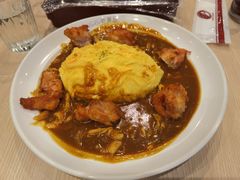 咖喱肉酱蛋包饭+炸鸡块-CoCo壱番屋(久光百货店)
