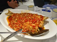 香煎酥皮鲈鱼-兰湘子·湘菜小炒(崂山丽达店)