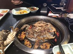 -九寸花汀海鲜烤肉自助(中东迪克店)