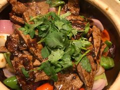 招牌啫啫黄沙猪肝-阿英煲(凉城路店)