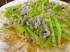 水面筋青椒肉丝-协和菜馆(凤凰街店)