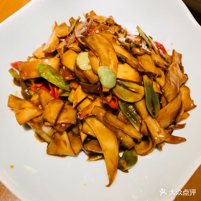 盛京烤鸭店(莲花桥店)腊八蒜烧菌茹图片 - 第1张