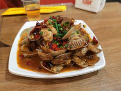 炒花甲-宝记烧烤·碳锅羊肉·羊蝎子火锅·夜食社(文体路创始店)