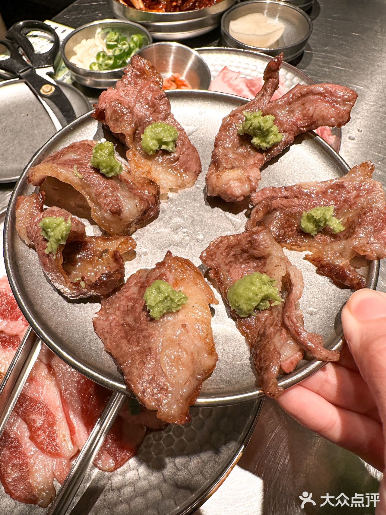 烤肉届的黄金搭档：山葵➕烤肉🥩 