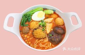 Tomato Steamed Dumpling Rice Noodles