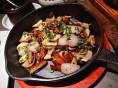 铁盘香煎黑牛肝菌-云海肴·汽锅鸡·云南菜(高德置地店)