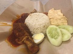 Nasi&nbsp;lemak&nbsp;chicken&nbsp;rendang-Old Town White Coffee(gateway@klia2)