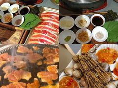 -围炉肉舍•炭烤活鳗•丹东海鲜烤肉(步行街店)