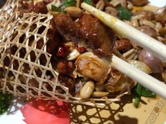 -东来菜馆•手抓海鲜家常菜•海鲜锅贴(鸽子窝店)