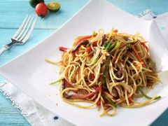 意式经典熏肉蛋汁意面-casamosaico卡萨马可意大利餐厅