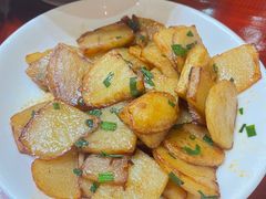 小葱农家土豆-芦茨金富饭庄·25年老字号·专做稻草鸡