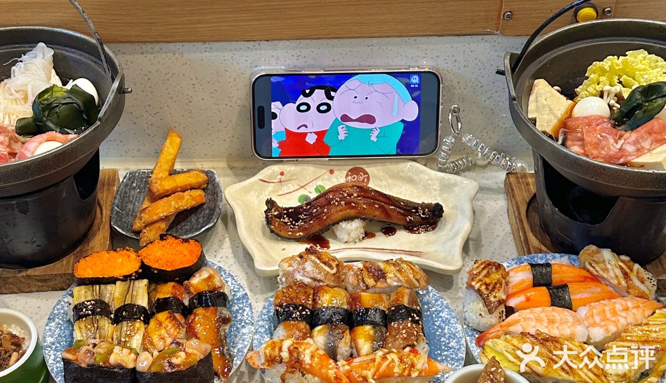 超有氛围感的日料寿司自助！新上鳗鱼饭好好吃啊
